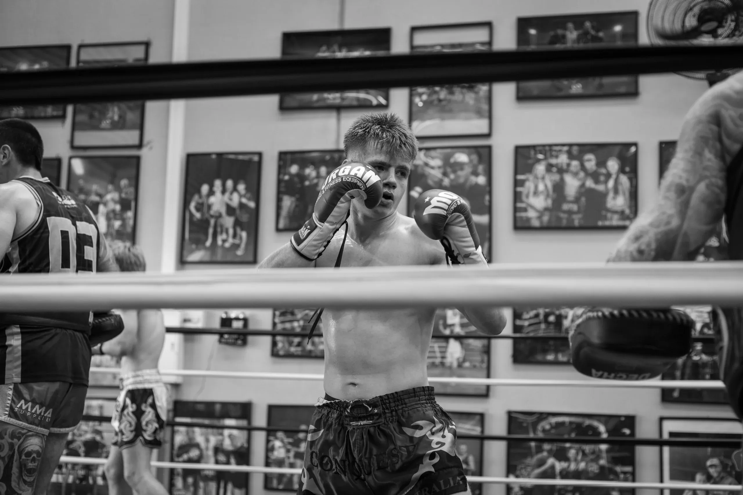 The Cool Heart Muay Thai community training together