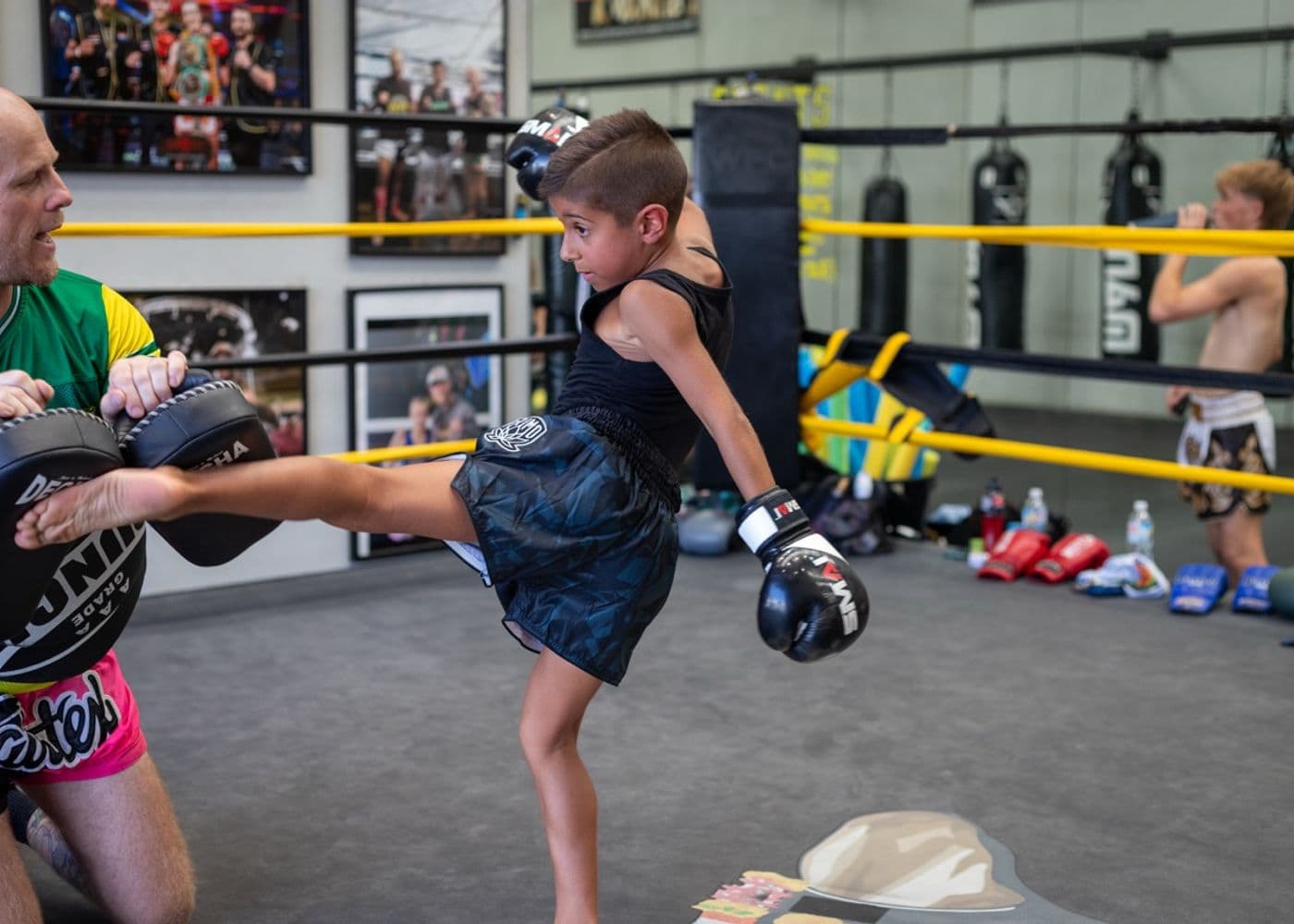 Kids Muay Thai classes at Cool Heart Muay Thai
